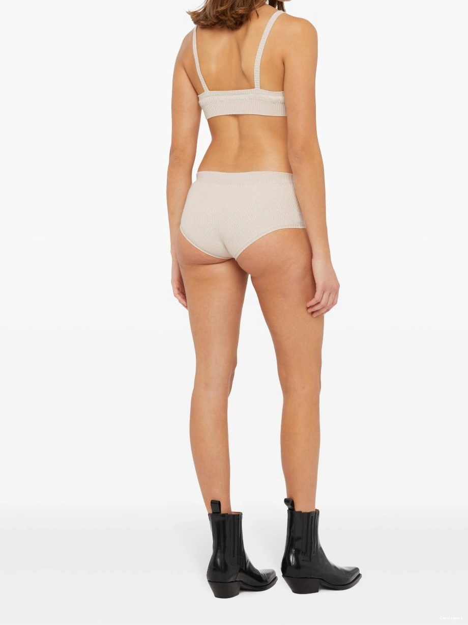 Cheap Alanui knitted shorts high-waisted Women 0811